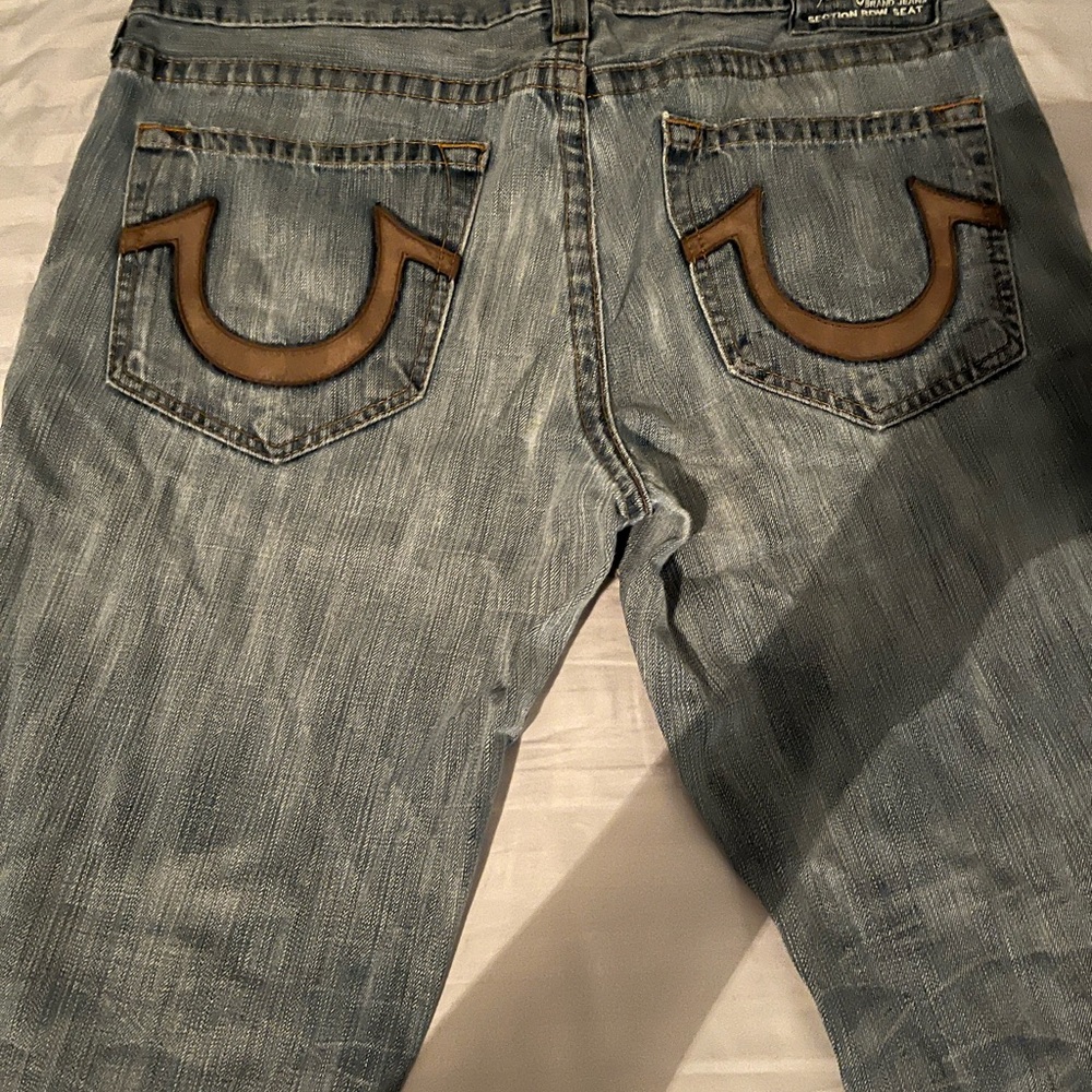 Men True Religion Jean Shorts like new! Size 38